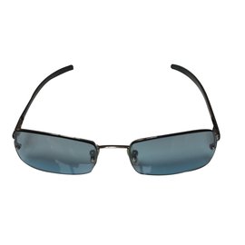 Autre Marque-Police Sunglasses-Blue
