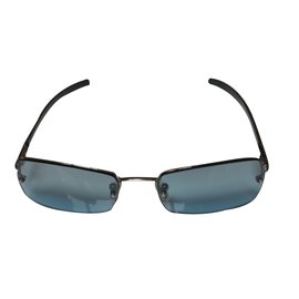 Autre Marque Occhiali da sole Police Blu e Argento Blu