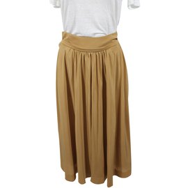 Chloé-Long Skirt-Caramel