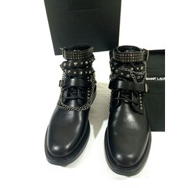 Saint Laurent-Ankle boots-Black