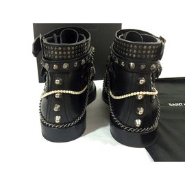Saint Laurent-Ankle boots-Black