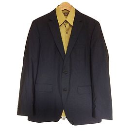 Hugo Boss James / Sharp 2 Terno de ajuste de lã Azul