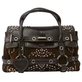 Luella Gisele Studded Tote Bag Green