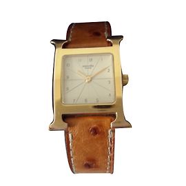 Hermès Heure H Doré