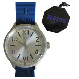 Versace-Quartz Watch-Silvery