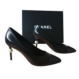 Chanel Heels Black
