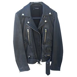 The Kooples Chaqueta de cuero Negro