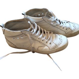 Golden Goose-scarpe da ginnastica-Bianco