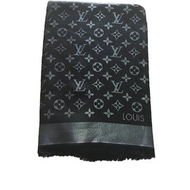 Louis Vuitton-Monogram lurex Black-Black