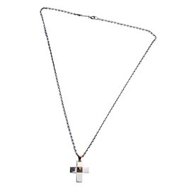 Hermès-Pendant necklace-Silvery
