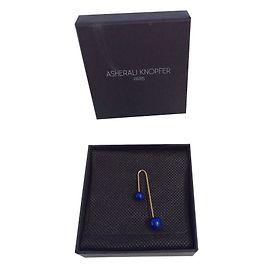 Asherali Knopfer Aretes Azul