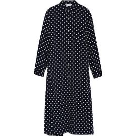 Comme Des Garcons Gepunktetes Kleid Blau