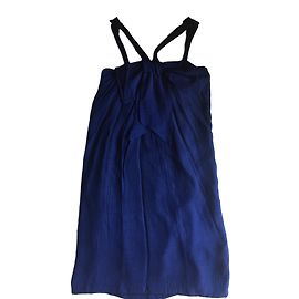 Claudie Pierlot Blue Polyester Dress Size 38 Blue
