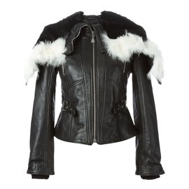 Alexander Mcqueen-Leather jacket-Black