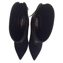 Saint Laurent-Boot Cat-Black