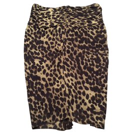 Isabel Marant Etoile-Skirt-Leopard print