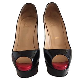 Christian Louboutin Lady peep Black