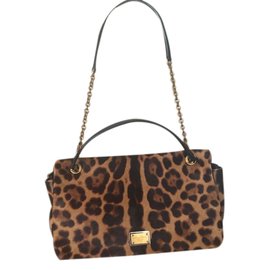 Dolce & Gabbana-Borsa di leopardo stampato-Stampa leopardo