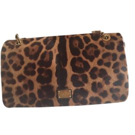 Dolce & Gabbana-Bolso estampado de leopardo-Estampado de leopardo