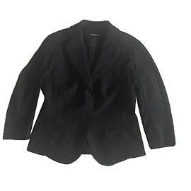 René Lezard Jacke Schwarz aus Polyester Schwarz