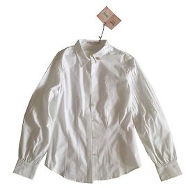 Victoria Couture camicia bianca Bianco