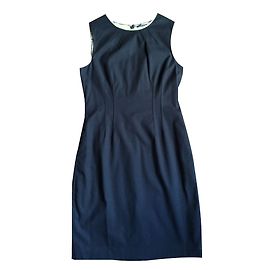 Vestido Elie Tahari de algodón negro Negro
