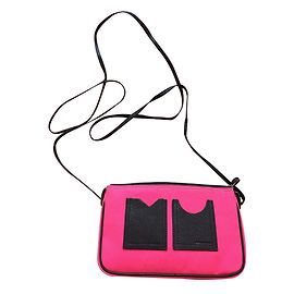 Pochette Stéphane Verdino Rose en Toile Rose