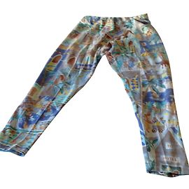 Leggings Kenzo Blu in Cotone Blu