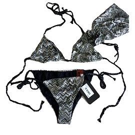 Missoni Stute Triangel Bikini Silber