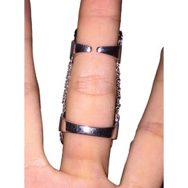 Autre Marque-Knuckle ring-Silvery