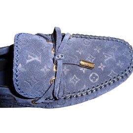 Louis Vuitton-Flats-Blue