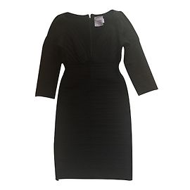 Herve Leger Black Bandage Dress Black