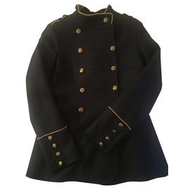 Bruuns Bazaar-Cappotto ufficiale della marina-Blu
