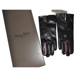 Maison Fabre Luvas Preto