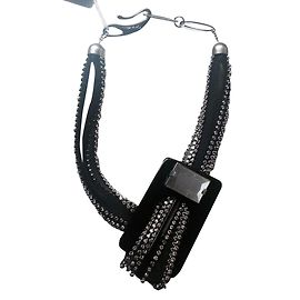 Giorgio Armani Collar de cristal Negro