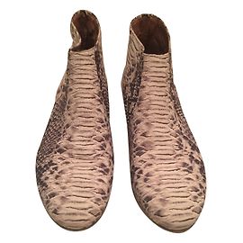 Autre Marque Botines Bocage de piel efecto piel de serpiente Otro