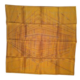 Hermès-Scarf-Brown