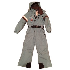 Poivre Blanc-Combinaison ski garcon-Bleu