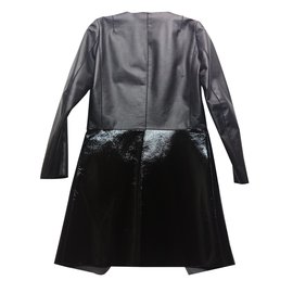 Fendi-Leather coat-Black