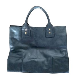 Clio Golbrenner-Handbag-Dark grey