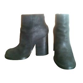 Ash Botas de tornozelo Preto