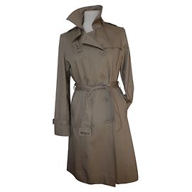 Autre Marque Trench "Chemins Blancs" Beige