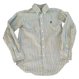 Polo Ralph Lauren-Tops garçon-Jaune