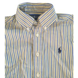 Polo Ralph Lauren-Tops garçon-Jaune
