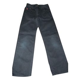Polo Ralph Lauren-Pantalons garçon-Noir