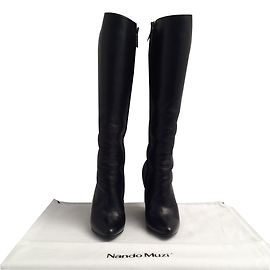 Nando Muzi Stiefel Schwarz