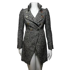Karen Millen Coat Black White