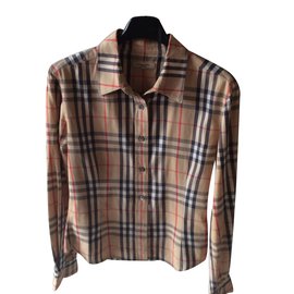 Burberry-Camisa-Castaño