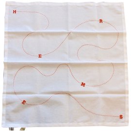Hermès Sciarpa seta Arancione