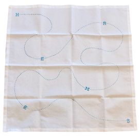 Hermès Silk scarf Blue